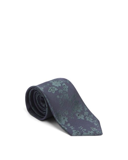 Paul Smith Blue Men's Tie Floral for men