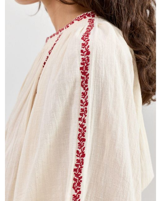 Isabel Marant Pink Lena-Ge Blouse