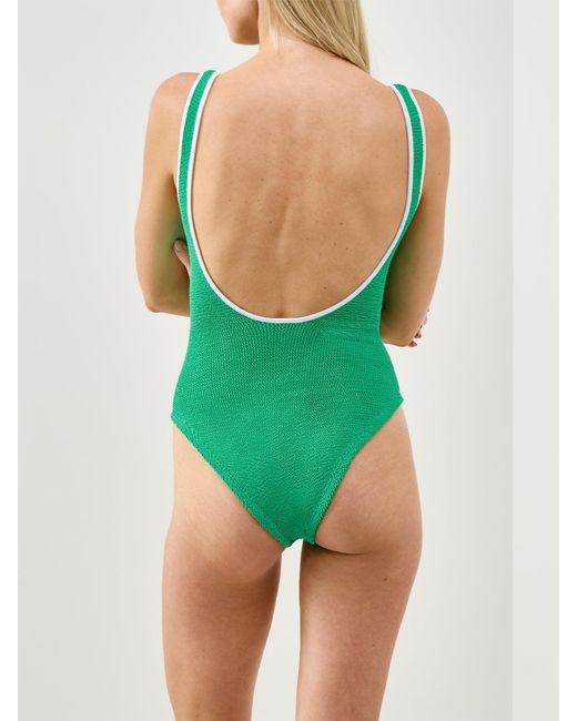 Hunza G Green Faye Swimsuit