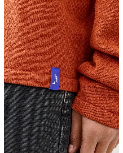 A_COLD_WALL* Orange Mercury Crew Knit for men