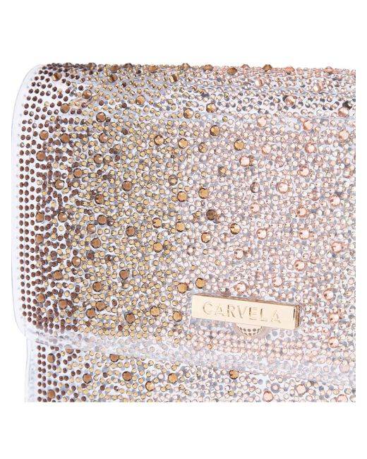 Carvela Kurt Geiger White Lovebird Clutch Bag