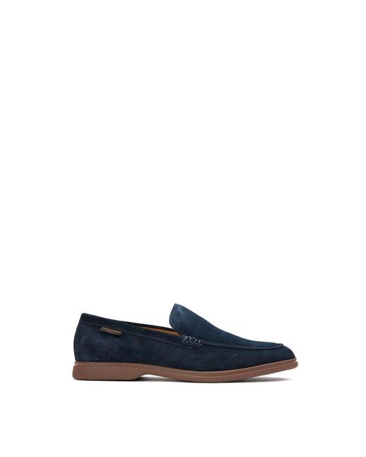 Simon Carter Blue Tanius Slip On Shoes for men