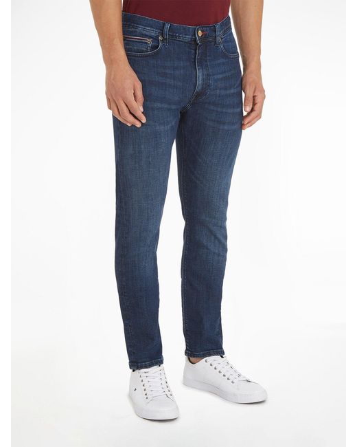 Tommy Hilfiger Blue Bleecker Slim Jeans for men