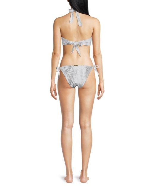 Heidi Klein White Core Tie Triangle Bottom