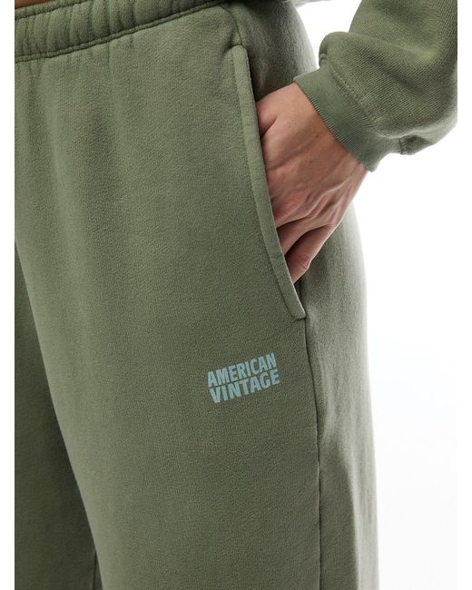 American Vintage Green Izubird Sweatpant