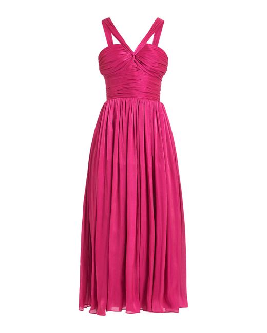 Costarellos Pink Women's Cavana Sleeveless Midi Dress With Side Split