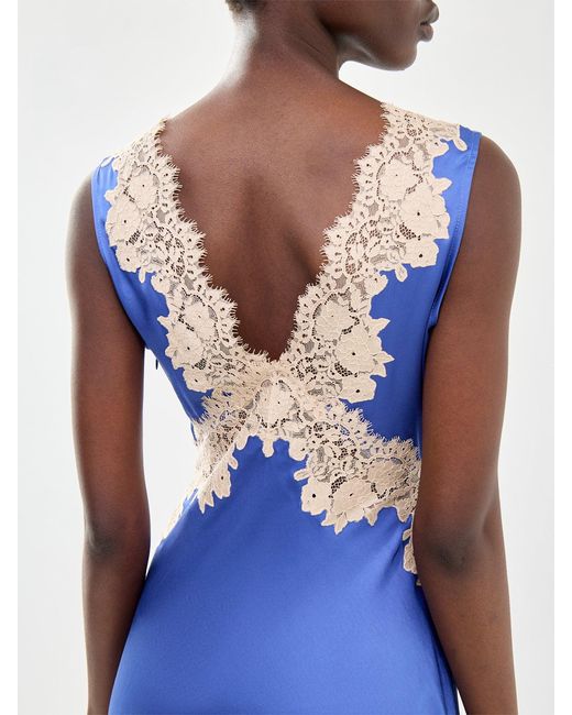 Rixo Blue Lysandra Dress