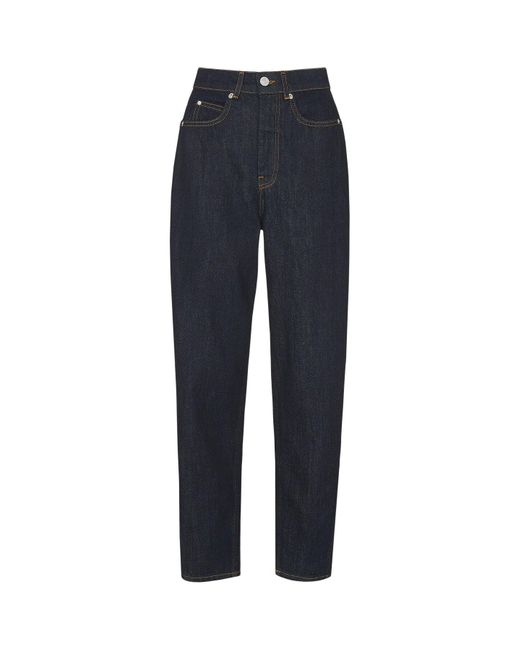 Whistles Blue Authentic Barrel Leg Jean