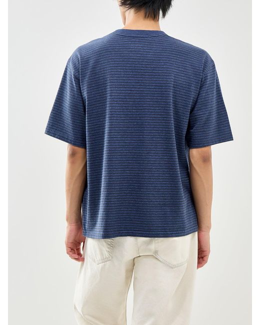 Levi's Blue Pocket Stripe T-Shirt for men