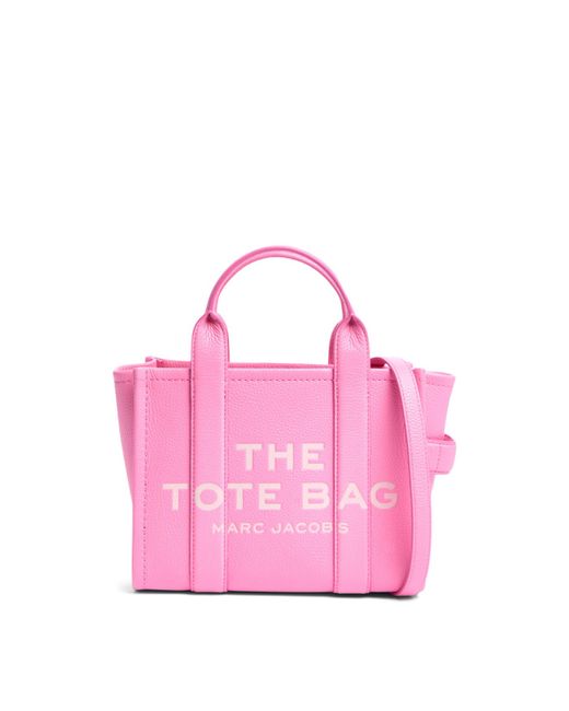 Marc Jacobs Pink Women's The Small Leather Tote Bag