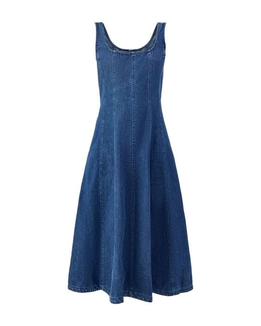 Nobody's Child Blue Rowe Denim Midi Dress