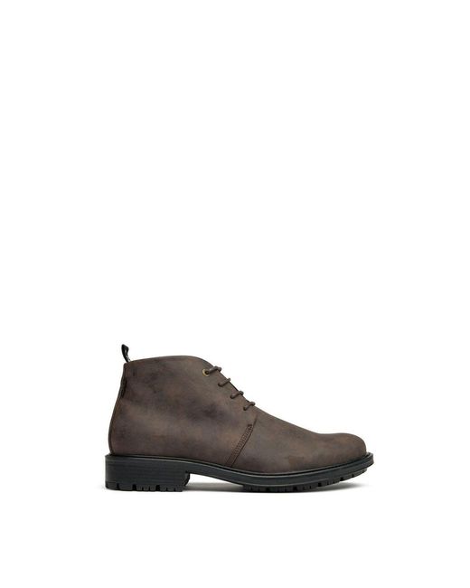 V.Gan Brown Vegan Endive Chukka Boots for men
