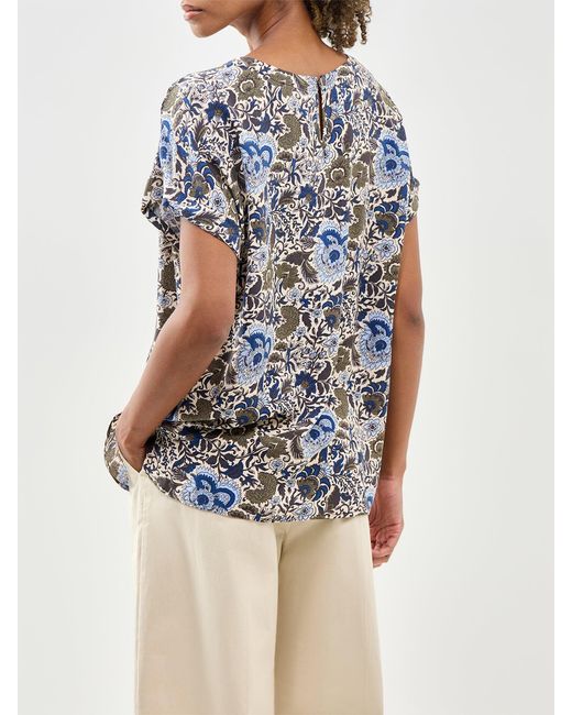 Soya Concept White Genia Floral Blouse Multi