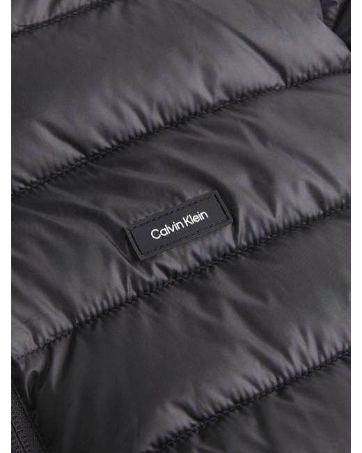 Calvin Klein Blue Recycled Puffer Jacket for men