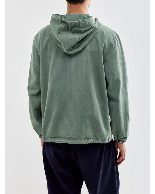 Service Works Green Organic Pigment Hbt Smock 2.0 for men