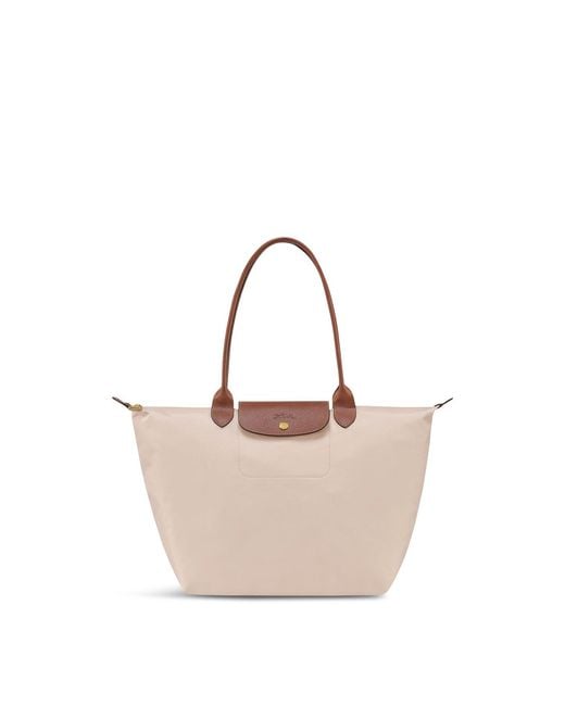Longchamp Natural Le Pliage Original Large Tote Bag
