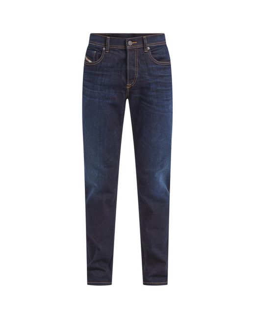DIESEL Blue Men's 2023 D-finitive Tapered Fit Jeans for men