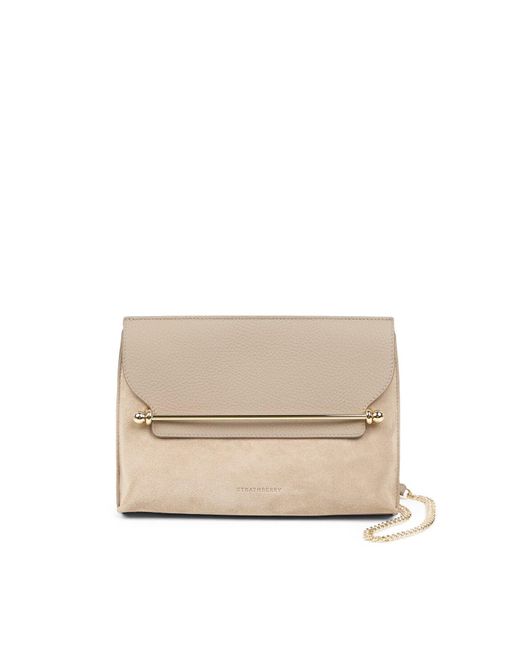 Strathberry Natural Stylist Suede Crossbody