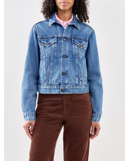 Polo Ralph Lauren Blue Standard Unlined Trucker Jacket