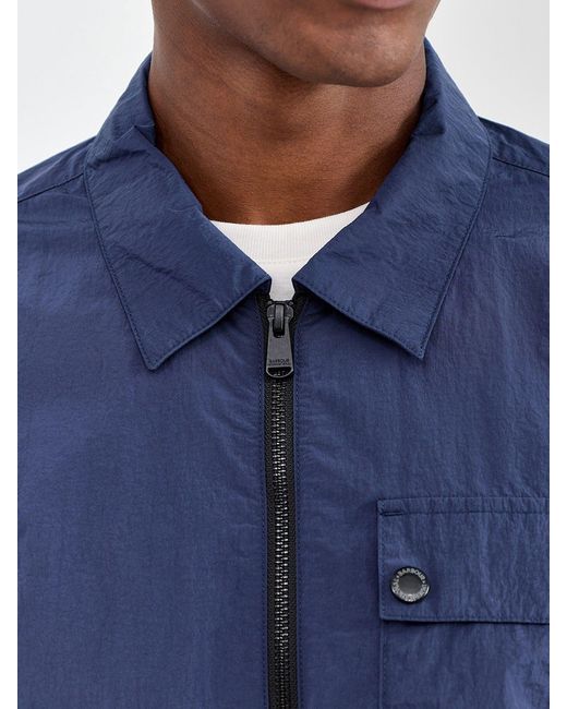 Barbour Blue Inline Overshirt for men