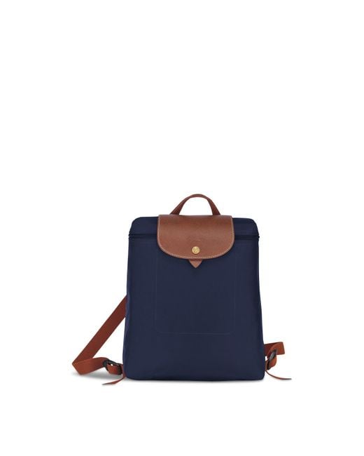 Longchamp Blue Women's Le Pliage Original M Backpack