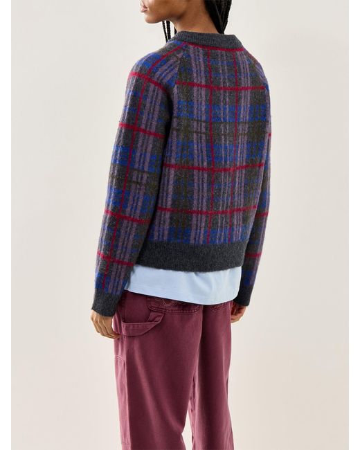 Damson Madder Blue Minah Cardigan