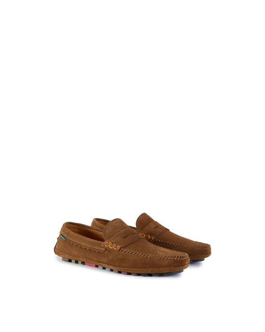 Paul Smith Brown Jenson Suede Driving Shoes for men