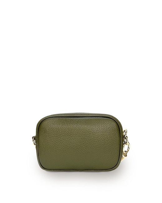 Apatchy London Green The Mini Tassel Phone Bag