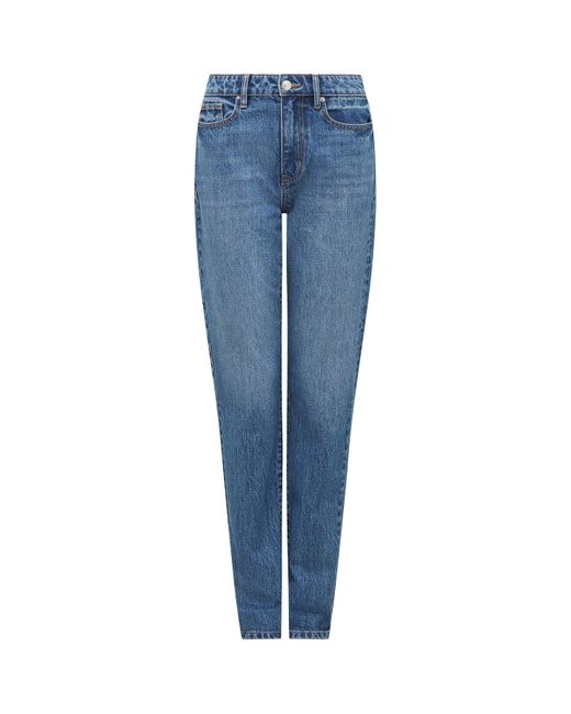 Forever New Blue Paris Slim Straight Leg Jeans
