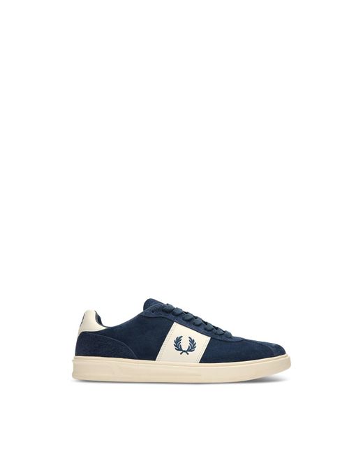 Fenwick Blue Fred Perry B4 Suede Trainers for men
