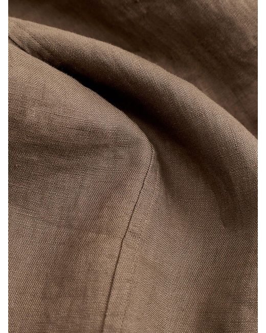Eileen Fisher Natural Ankle Pleated Lantern Pant