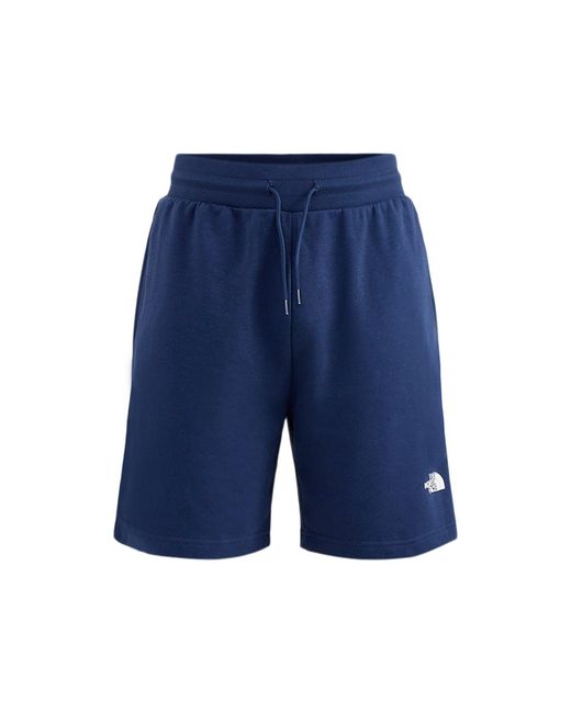 The North Face Blue Lightweight Regular Sweat Shorts for men