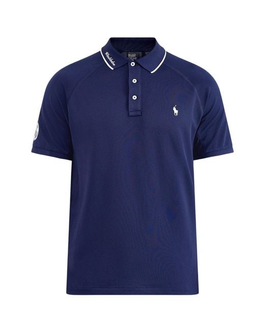 Polo Ralph Lauren Blue Wimbledon Ball Boy Polo Shirt for men