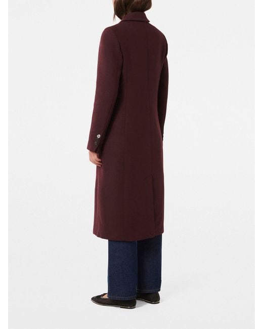 Forever New Purple Women's Chandelle Double Breasted Coat
