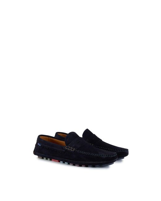 Paul Smith Blue Jenson Suede Driving Shoes for men