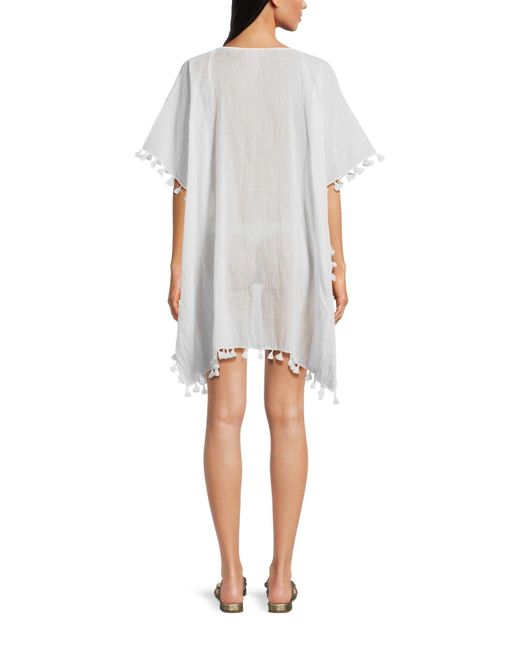 Seafolly White Women's Amnesia Kaftan