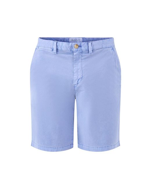Gant Blue Sunfaded Chino Shorts for men