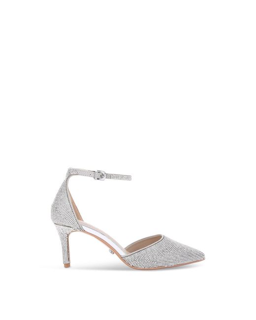 Carvela Kurt Geiger White Shine Court