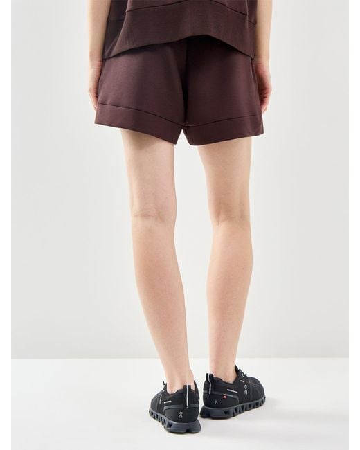 Varley Purple Atrium High Rise Sweatshorts