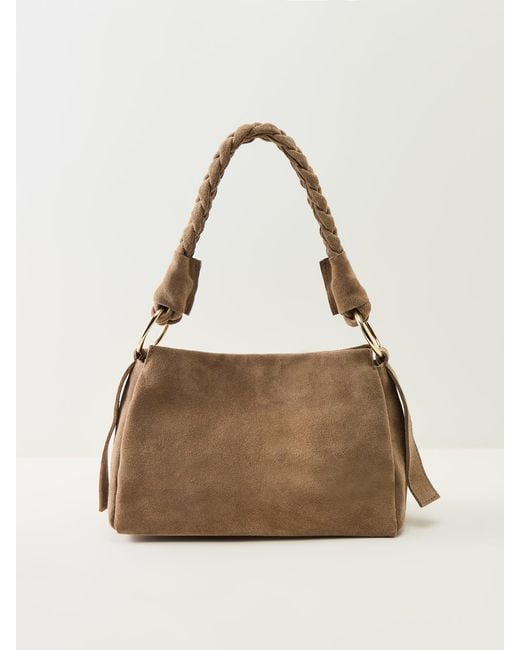 Marlon Brown Monnios Suede Bag