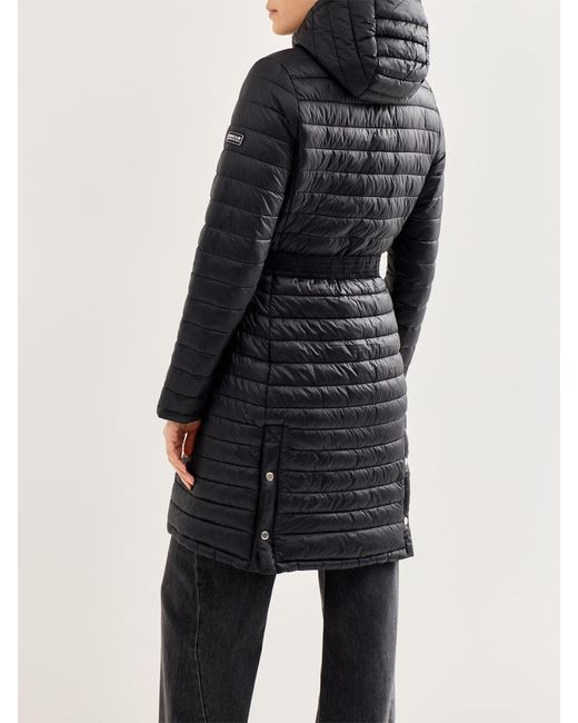 Barbour Black Longline Jada Puffer Jacket