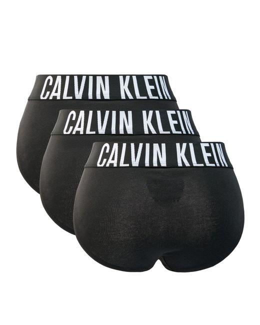 Calvin Klein Black Three Pack Boxer Briefs for men