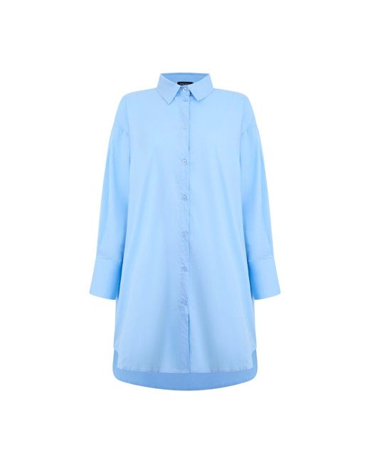 James Lakeland Blue Oversized Shirt