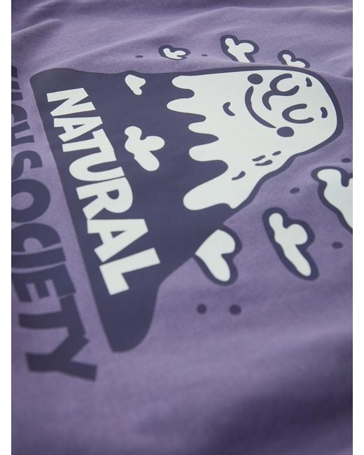 The North Face Purple High Society Relaxed Graphic T-Shirt for men