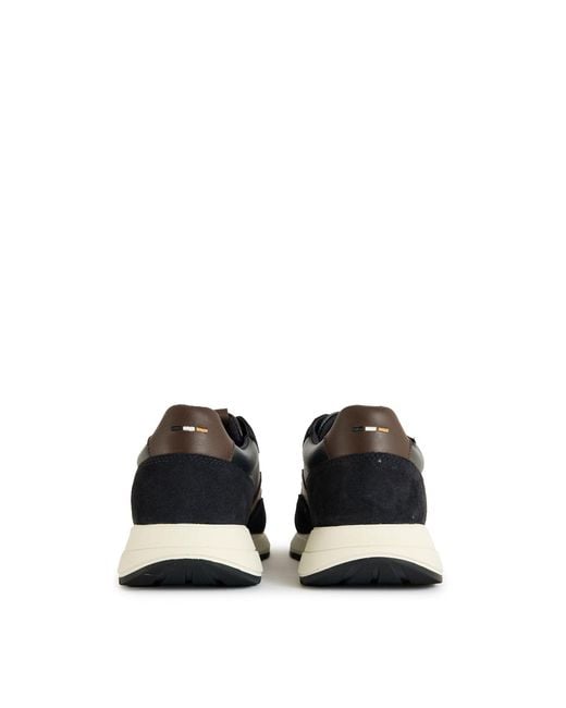 Boss White Vinston Runn Trainers for men