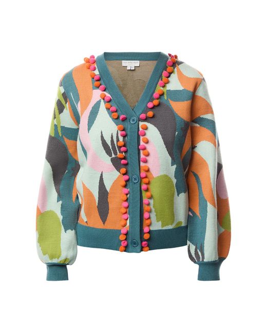 Never Fully Dressed Blue Women's Balearic Forrest Cardigan