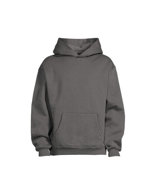 HERA Gray Men's Graffiti Oversized Hoodie for men