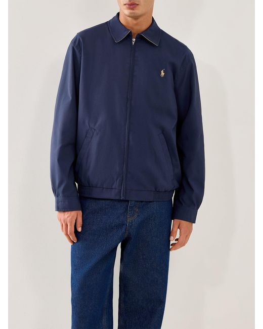 Polo Ralph Lauren Blue Windbreaker Jacket for men