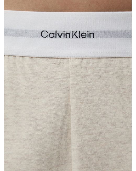 Calvin Klein Gray Modern Terry Jogger Pants