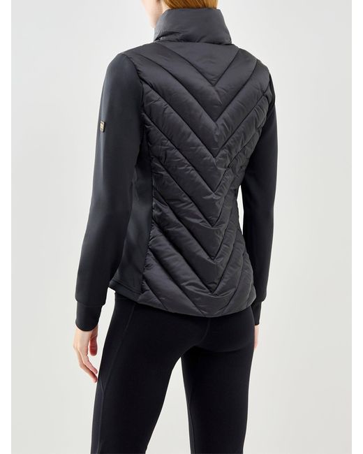 Barbour Black Luxara Quilted Sweat